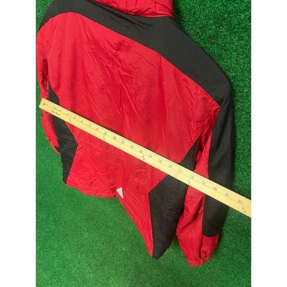 LL Bean Kids Youth Boys Jacket Coat Large Red Insulated Full Zip & Snaps Hooded - Picture 8 of 8